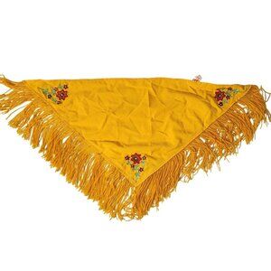 Josefina American Girl Doll Heirloom Accessory Yellow Shawl Gorgeous Special